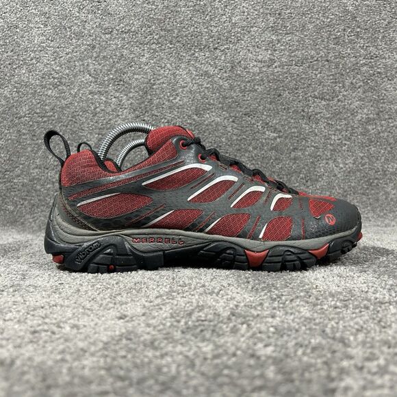Merrell Moab Edge 2 J35431 Mens Size 8 Deep Red Trail Hiking Shoes Used - Picture 1 of 11